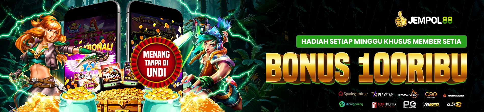 Bonus Mingguan Member Setia JEMPOL88