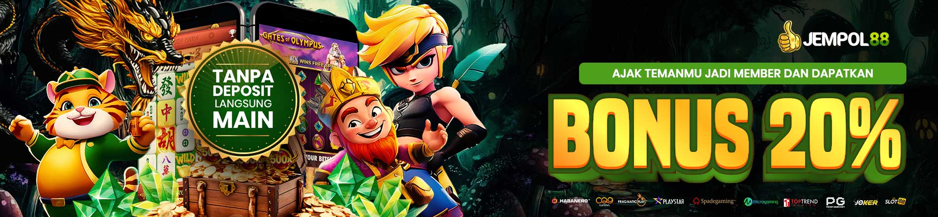 Promo Bonus 20 Persen Agustus