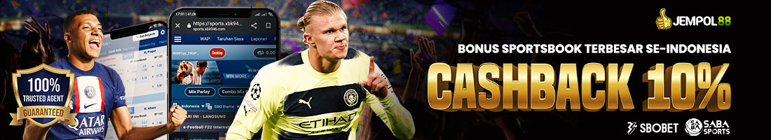 BONUS CASHBACK SPORTBOOKS 10% TERBESAR SE INDO
